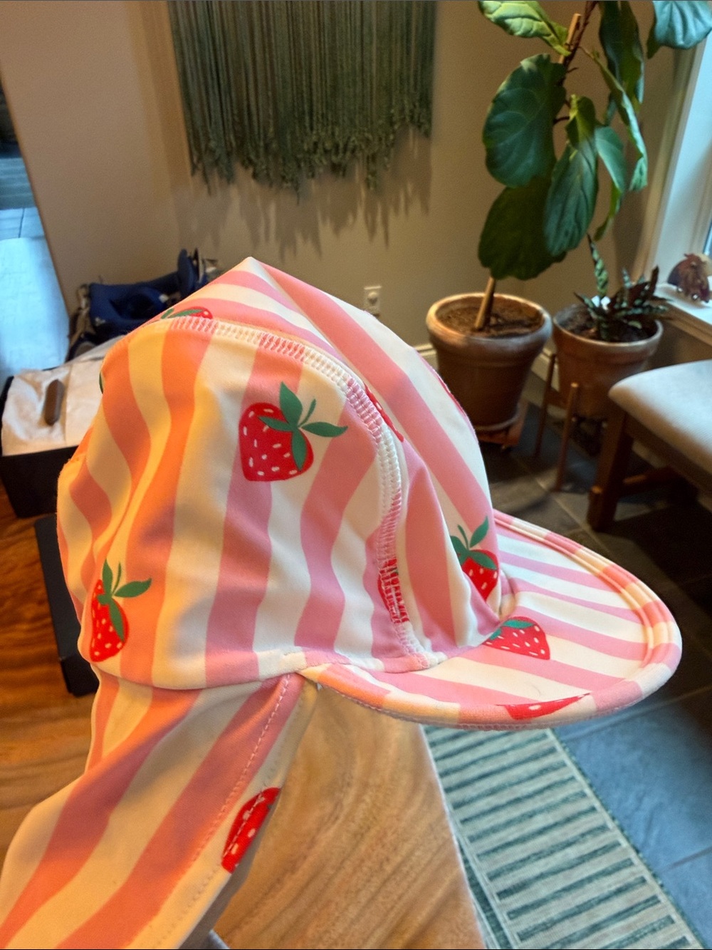 Mini Boden Baby Boden Strawberry Hat Sun Hat Visor
